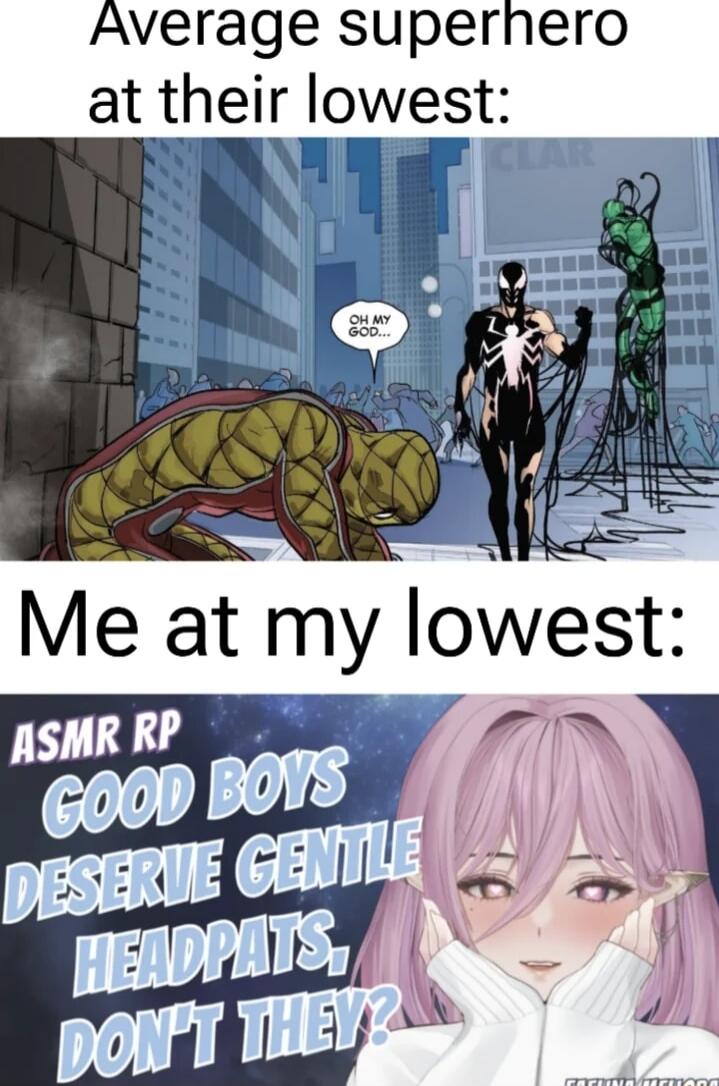 Average supernero at thelr lowest