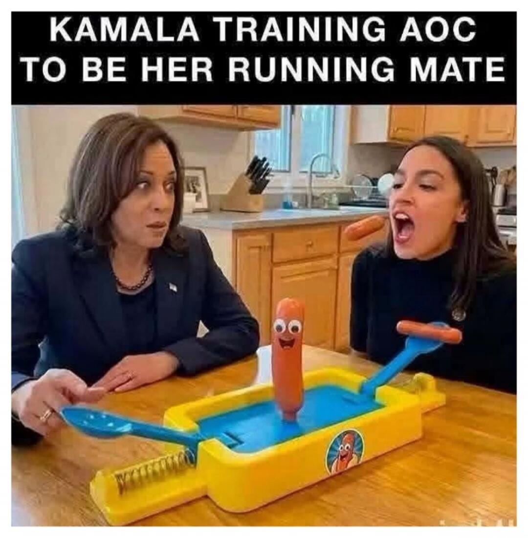 KAMALA TRAINING AOC TO BE HER RUNNING MATE