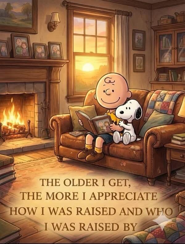 THE OLDER I GET, THE MORE I APPRECIATE HOW I WAS RAISED AND WHO I WAS RAISED BY
