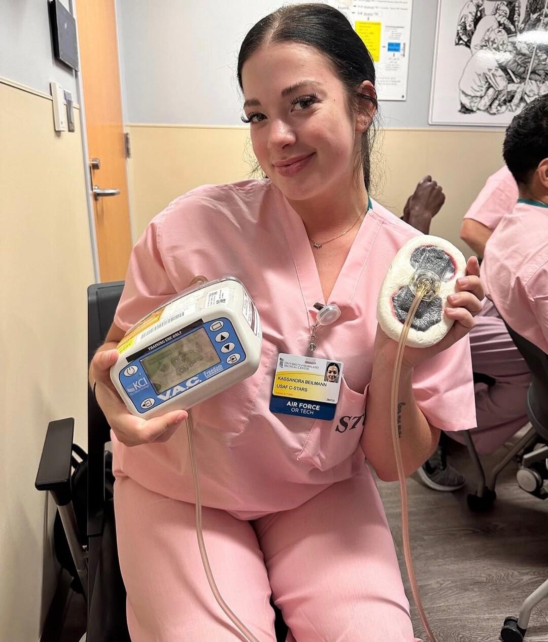 KCI VAC Freedom TRAINING USE ONLY. University of Maryland Medical Center. Kassandra Beilmann. USAF C-STARS. Air Force OR Tech. Love one another.