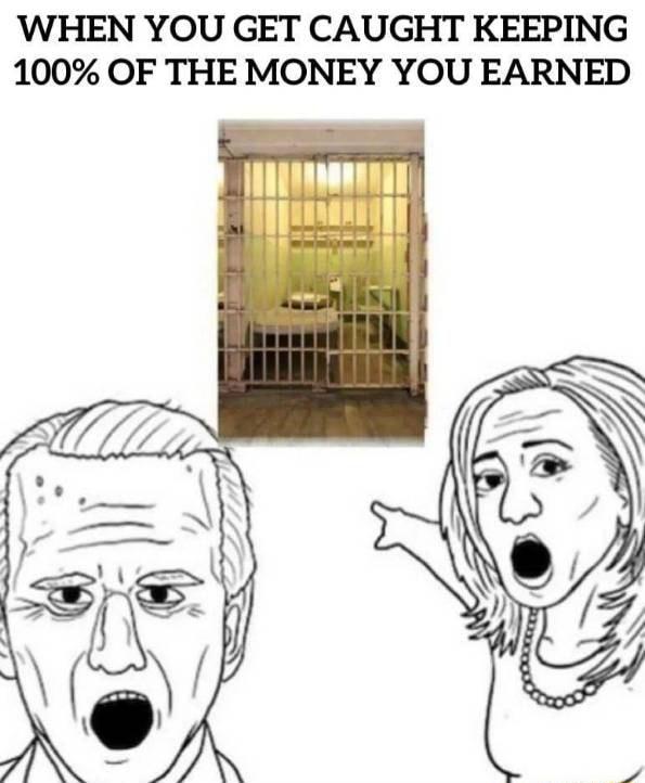 WHEN YOU GET CAUGHT KEEPING 100 OF THE MONEY YOU EARNED