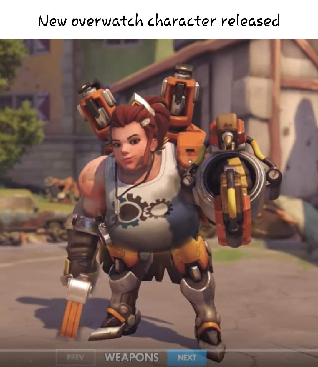 New overwatch character released lr