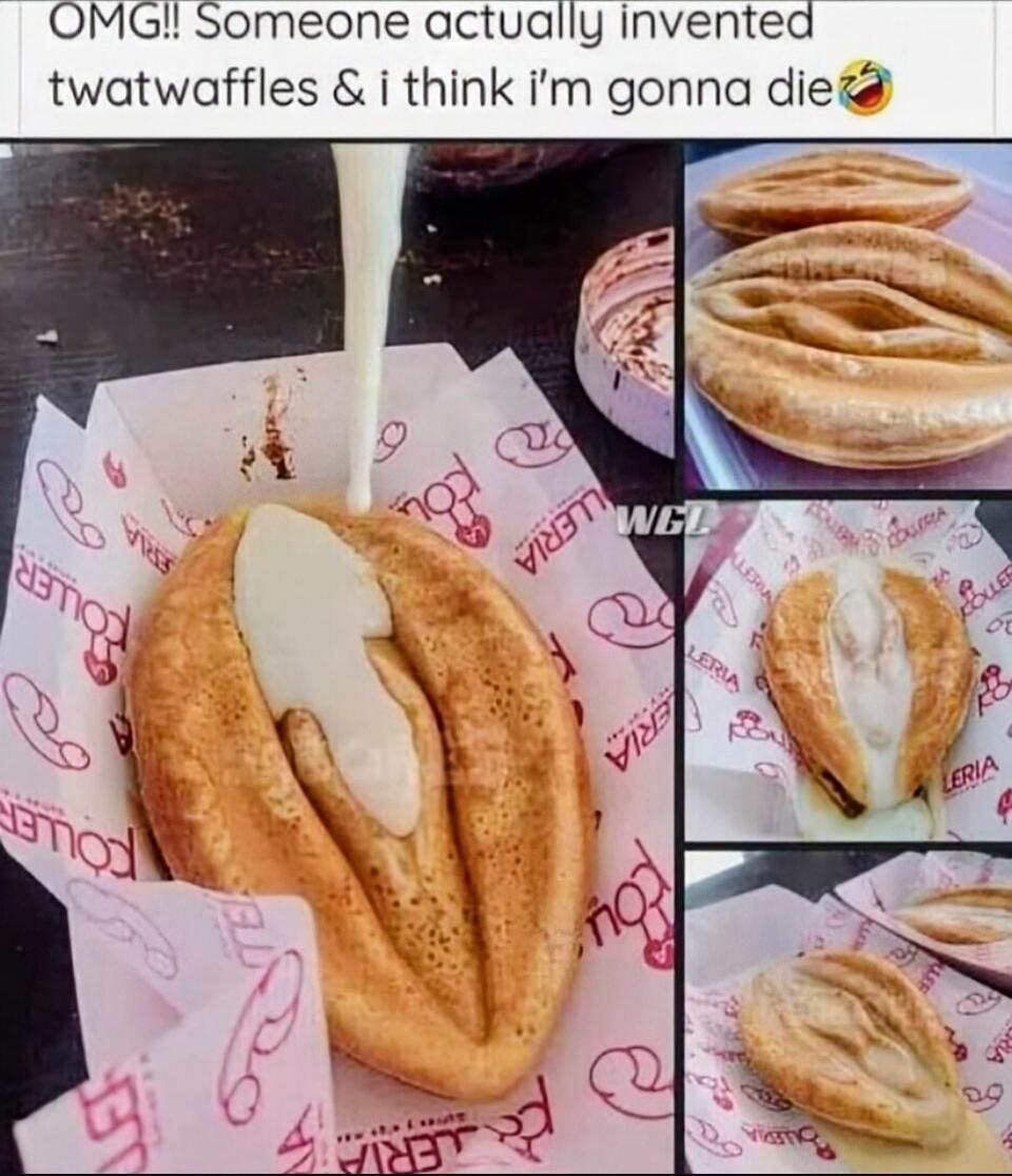 OMG!! Someone actually invented twatwaffles & i think i’m gonna die