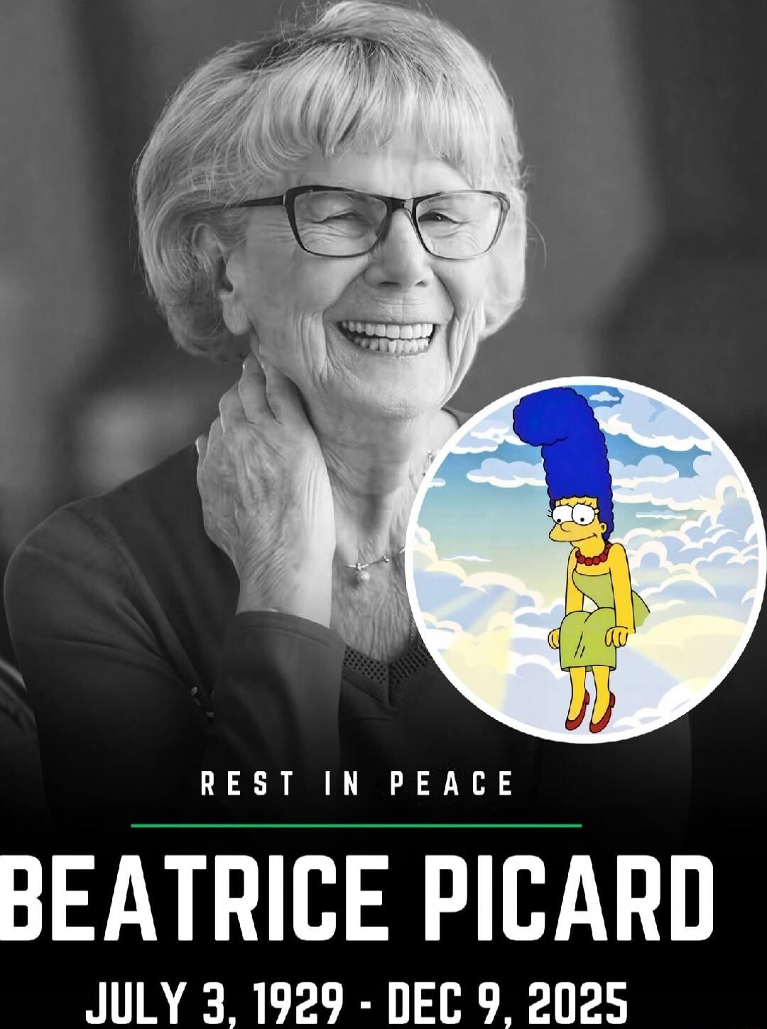 REST IN PEACE
BEATRICE PICARD
JULY 3, 1929 - DEC 9, 2025