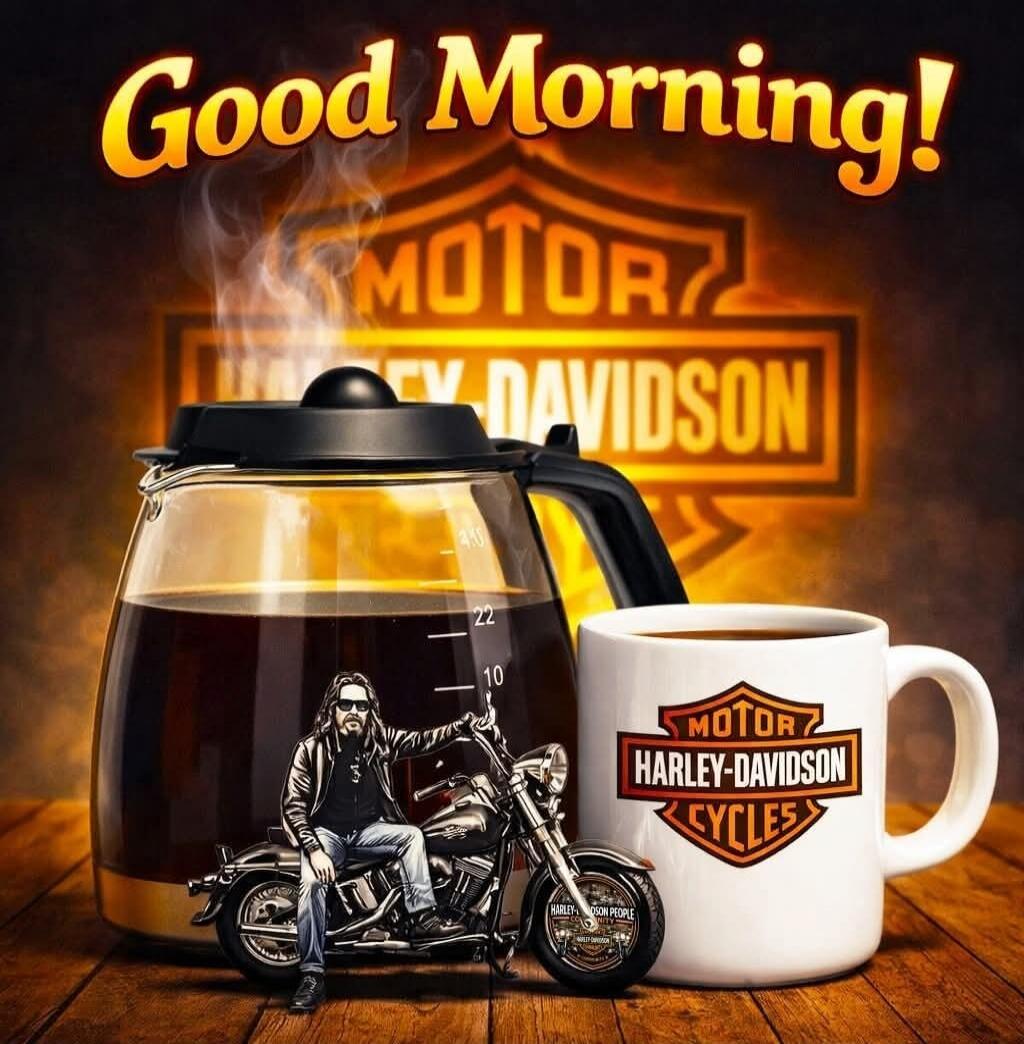 Good Morning! MOTOR HARLEY-DAVIDSON CYCLES HARLEY-DAVIDSON PEOPLE