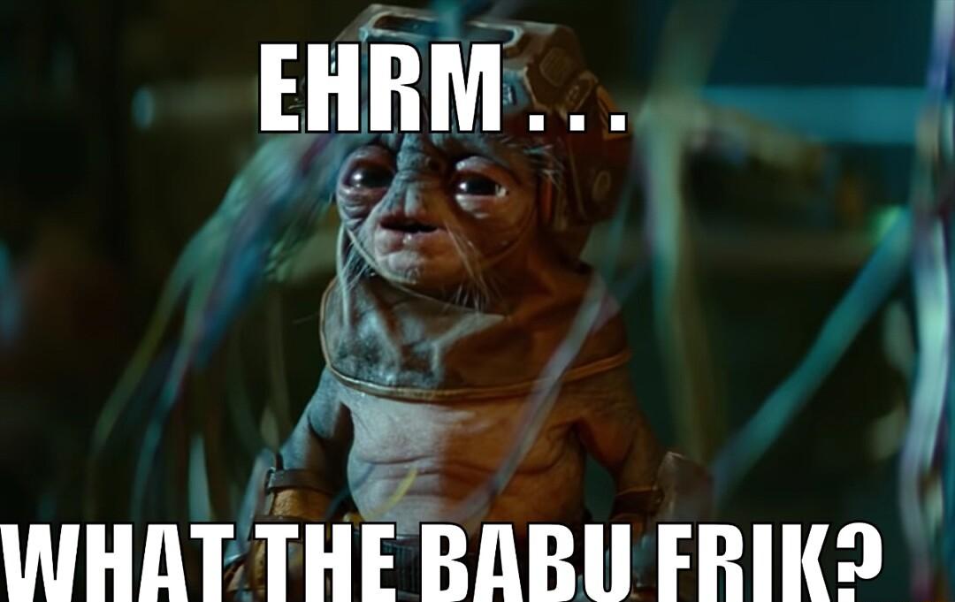 j WHAT THE BABU FRIK2