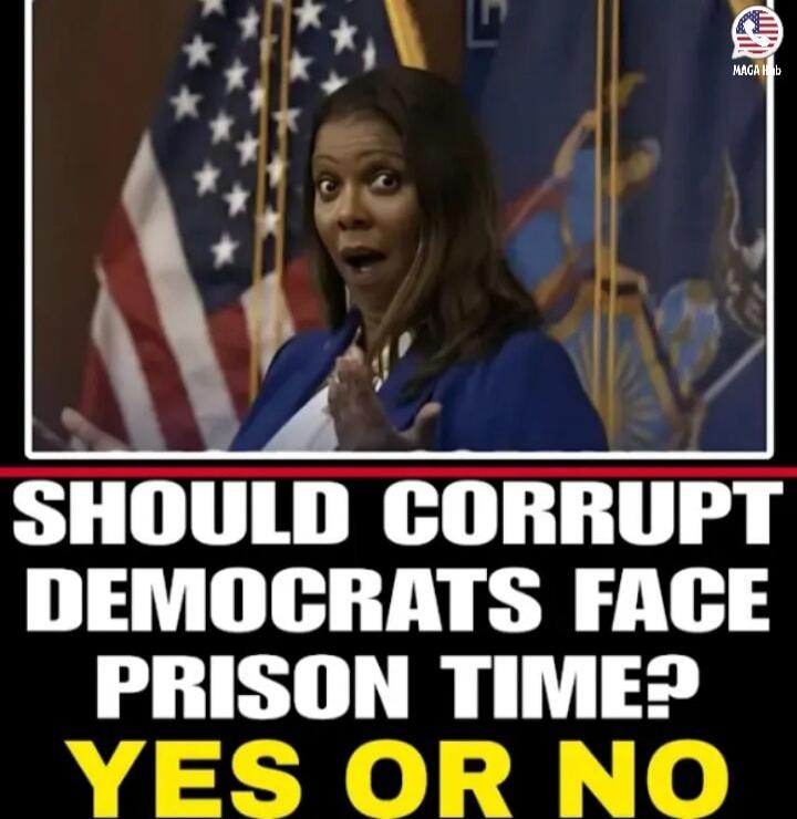 SHOULD CORRUPT DEMOCRATS FACE PRISON TIME? YES OR NO