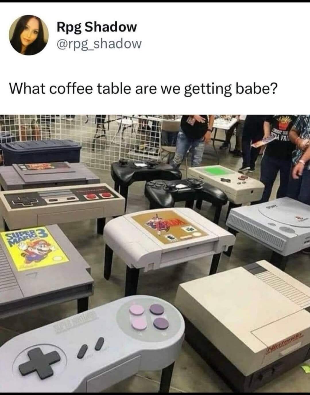 Rpg Shadow rpg_shadow What coffee table are we getting babe