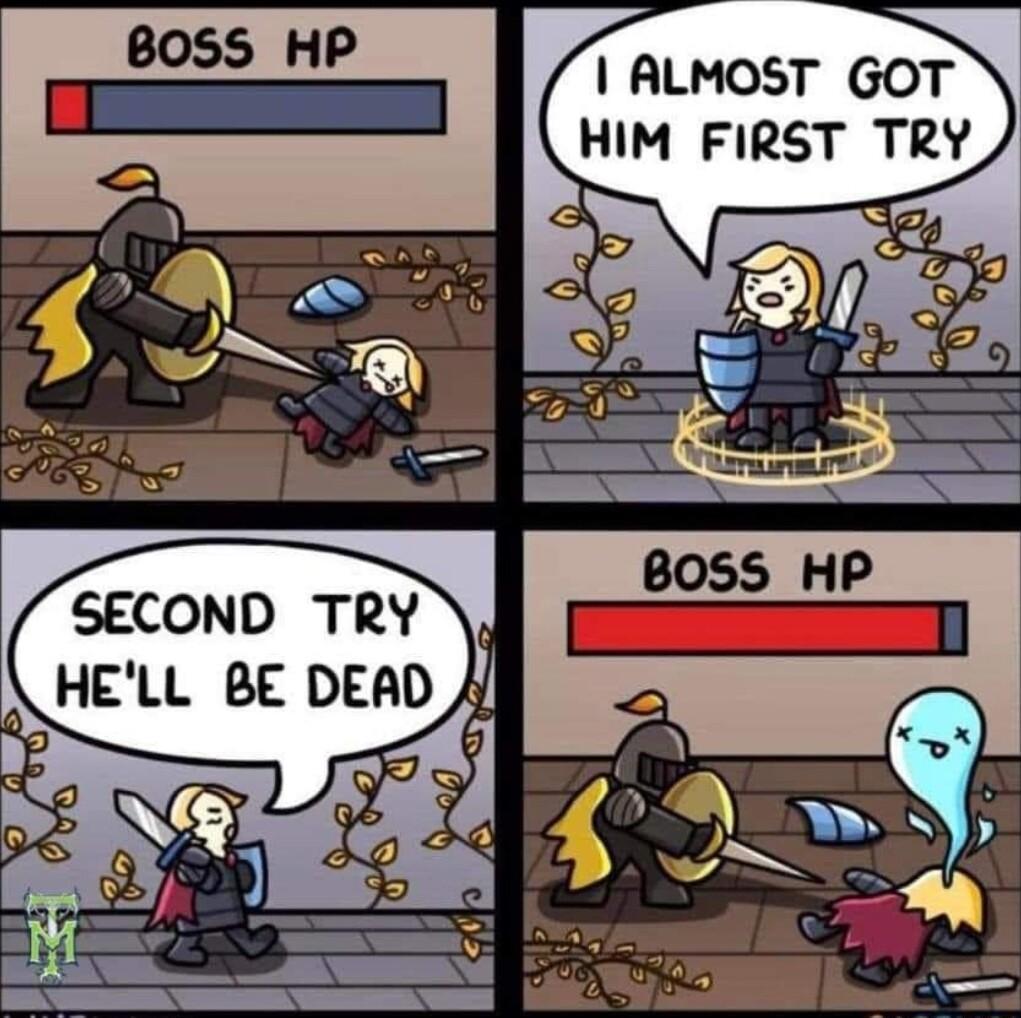 ALMOST GOT HIM FIRST TRY SECOND TRY HELL BE DEAD