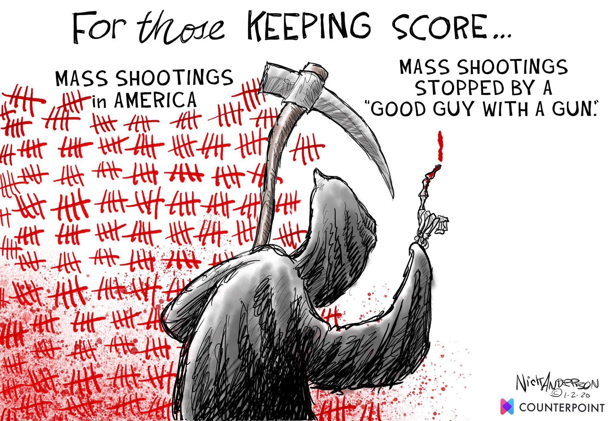 For th eae KEEPING SCORE MASS SHOOTINGS STOPPED BY A GOOD GUY WITH A GUN MASS SHOOTINGS in AMERICA Ni c4 CZZL COUNTERPOINT