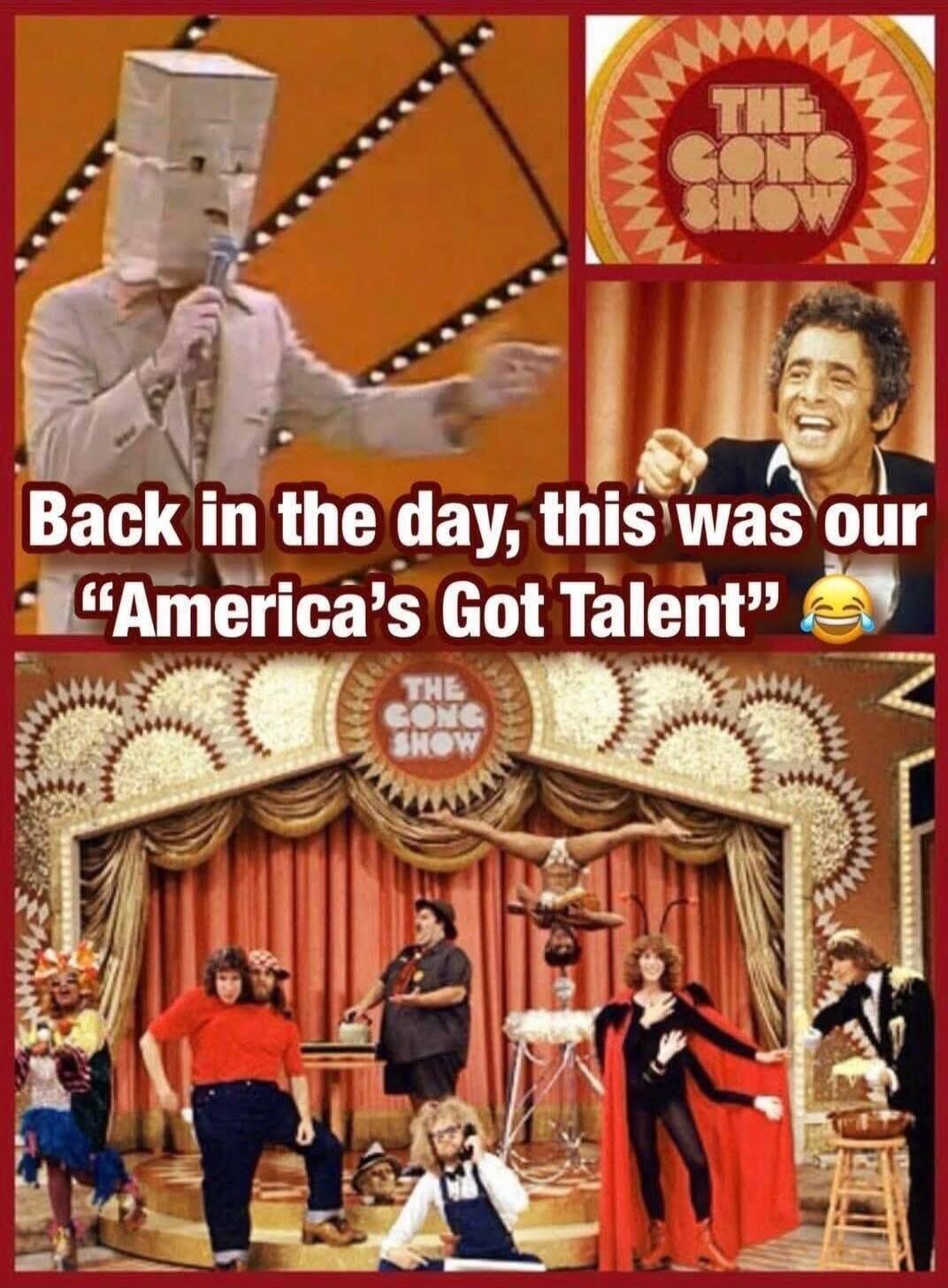 Back in the day, this was our “America’s Got Talent” 😂