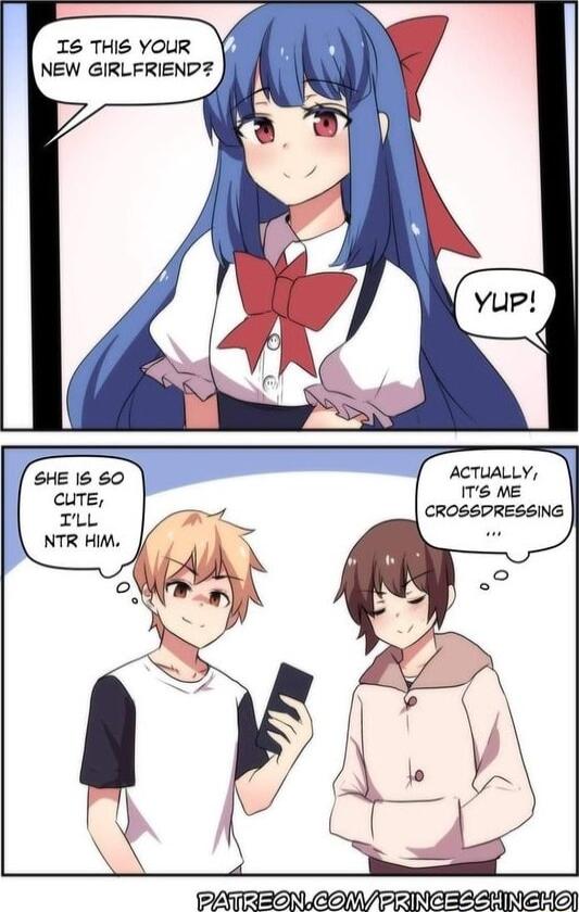 IS THIS YOUR NEW GIRLFRIENDZ ACTUALLY 15 ME CROSEDRESSNG