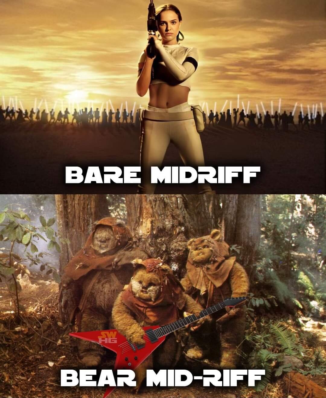 BARE MIDRIFF BEAR MID RIFF_