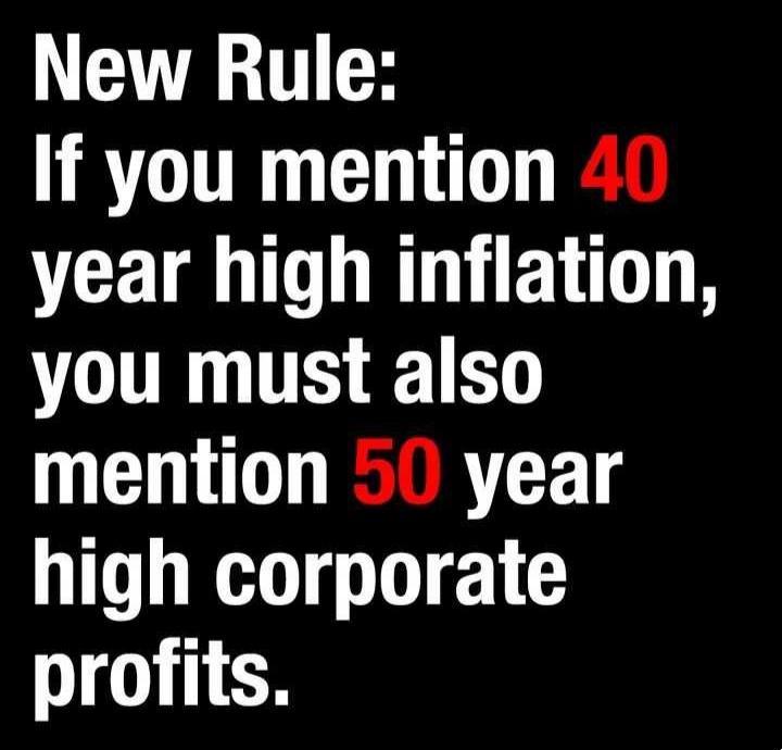 New Rule If you mention 0 year high inflation TR TR 1 0 mention year W gL profits