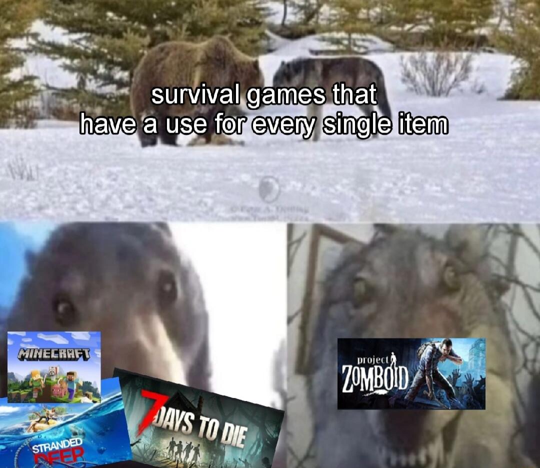 survivalgames ey MENSERISECT cveny slinlls fism y 2 v B o