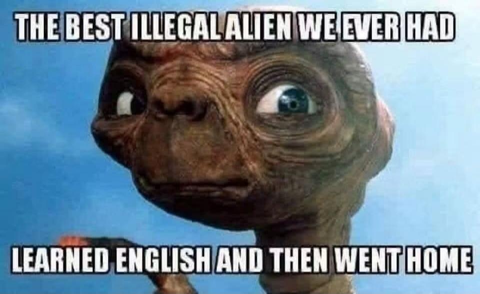THE BEST ILLEGAL ALIEN WE EVER HAD LEARNED ENGLISH AND THEN WENT HOME