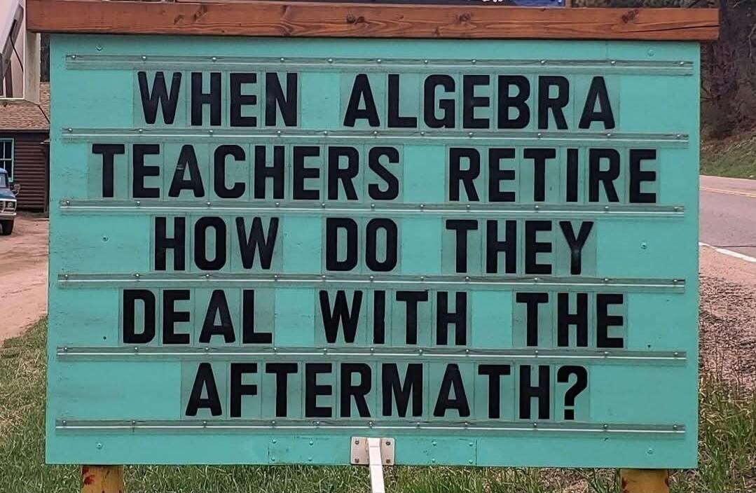 WHEN ALGEBRA TEACHERS RETIRE HOW DO THEY DEAL WITH THE AFTERMATH?