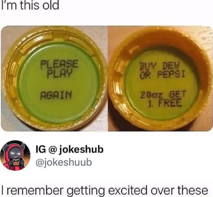 IG jokeshub jokeshuub remember getting excited over these