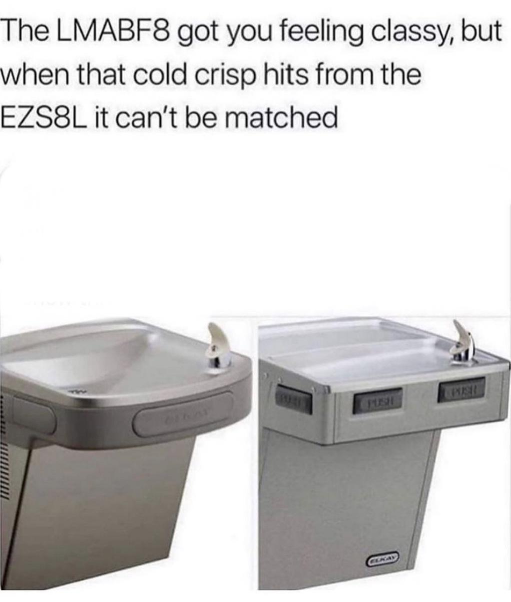 The LMABF8 got you feeling classy but when that cold crisp hits from the EZS8L it cant be matched