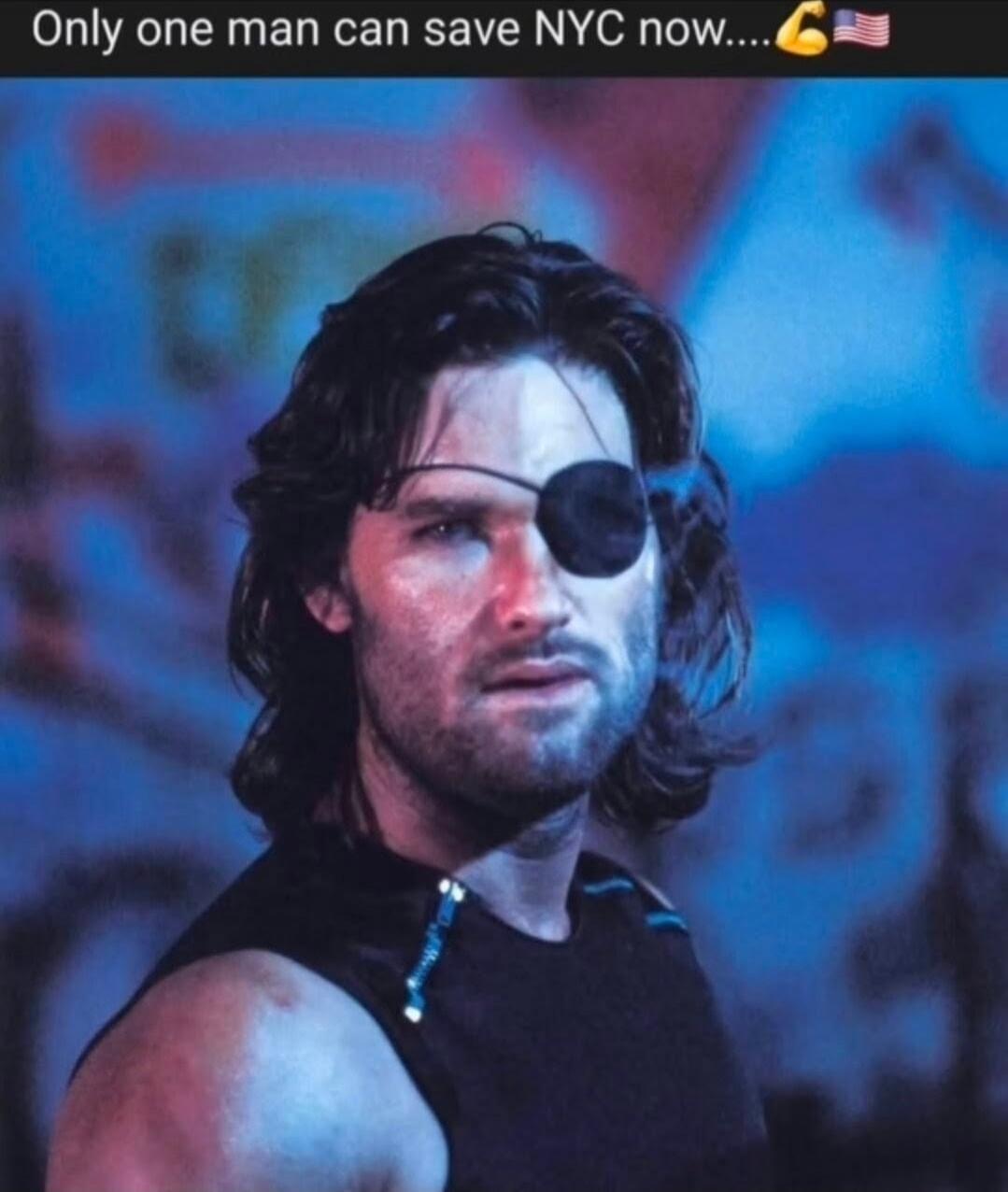 Only one man can save NYC now...🇺🇸