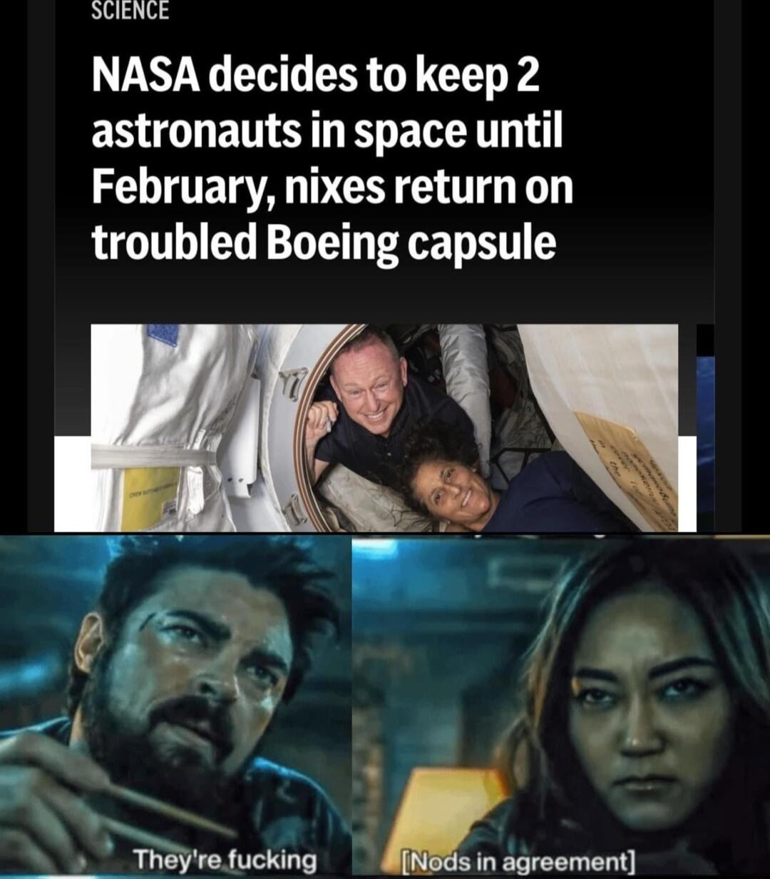 SUIENLE NASA decides to keep 2 ENCO BT N ELRT February nixes return on troubled Boeing capsule