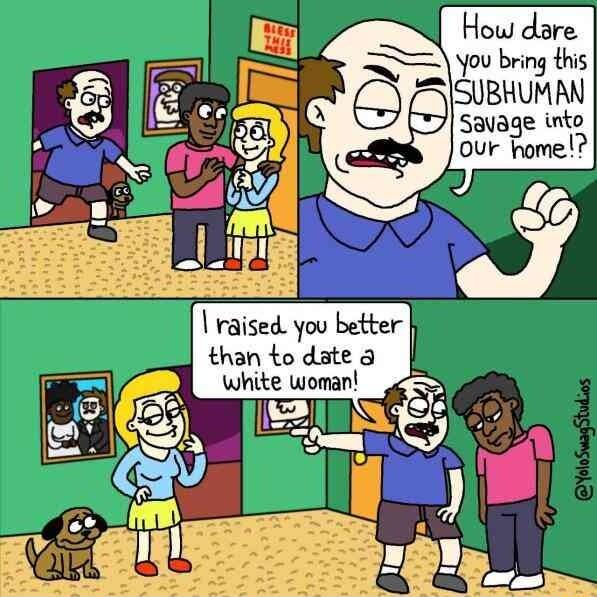 Yo bring this SUBHUMAN Savage into our ome