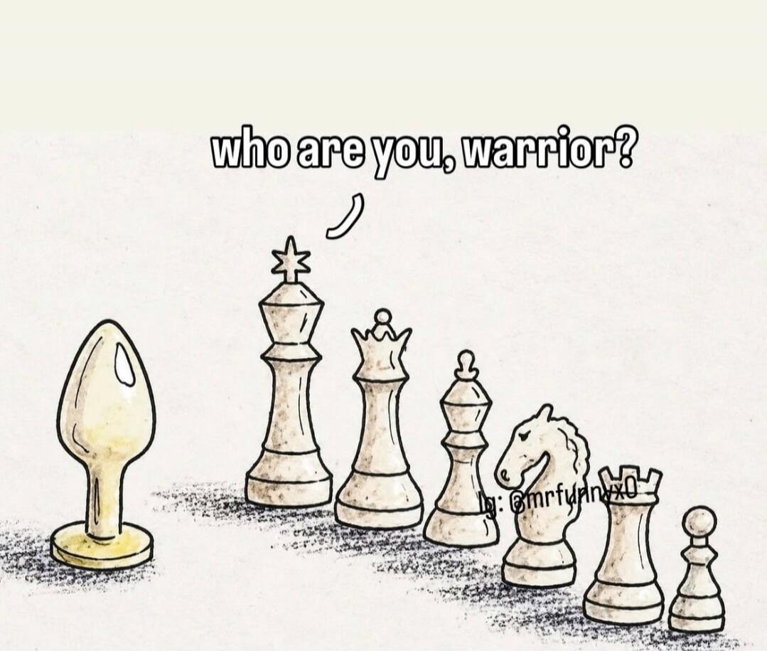 who are you, warrior? ig: @mrfurnnyx0