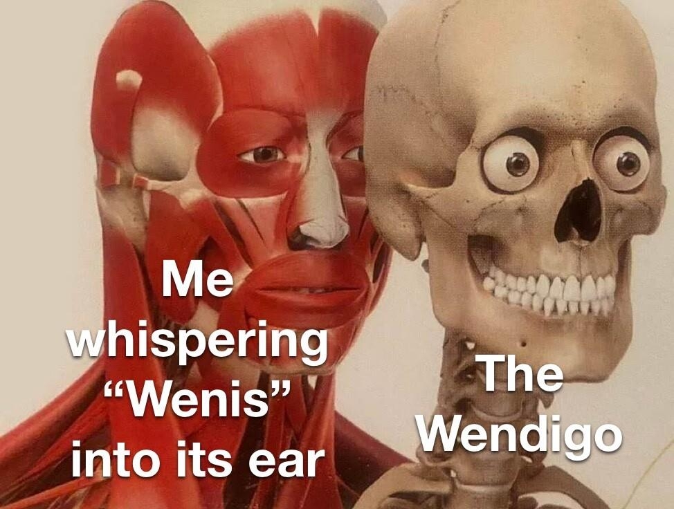 Wenis into its ear Tade wity R