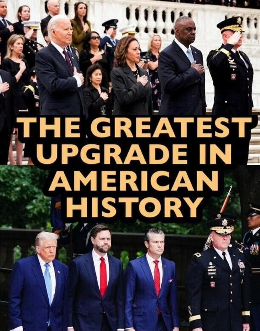THE GREATEST UPGRADE IN AMERICAN HISTORY