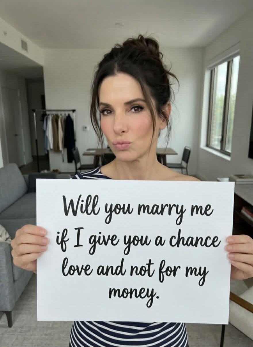 Will you marry me if I give you a chance love and not for my money.