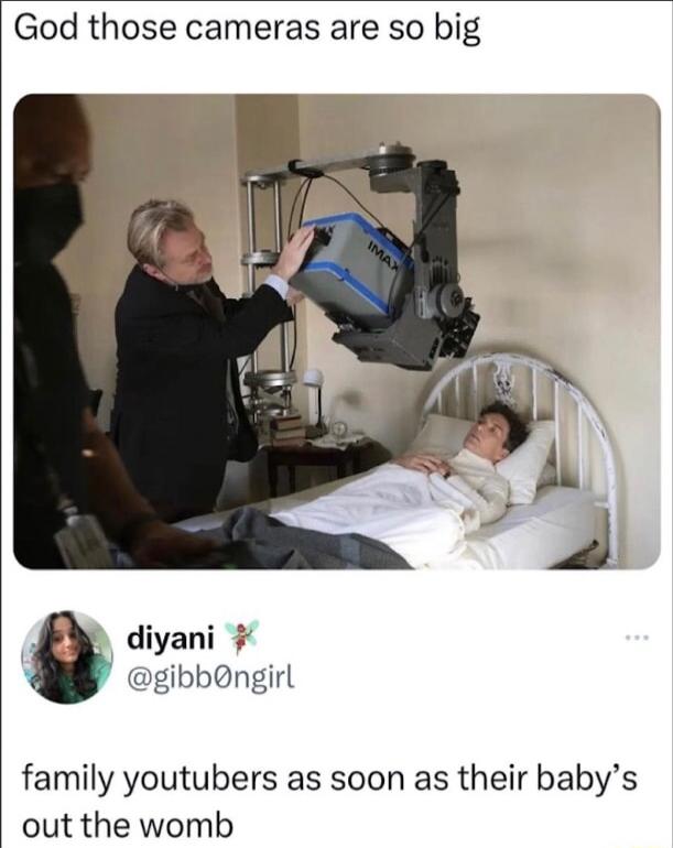 God those cameras are so big diyani gibbngirl family youtubers as soon as their babys out the womb