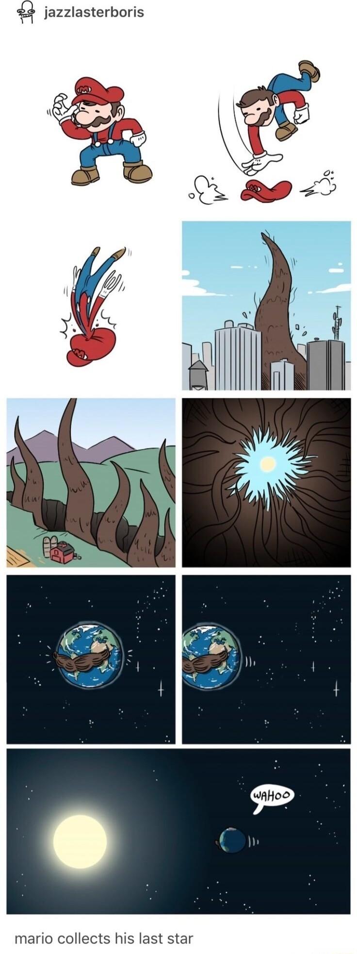 44 jazzlasterboris mario collects his last star