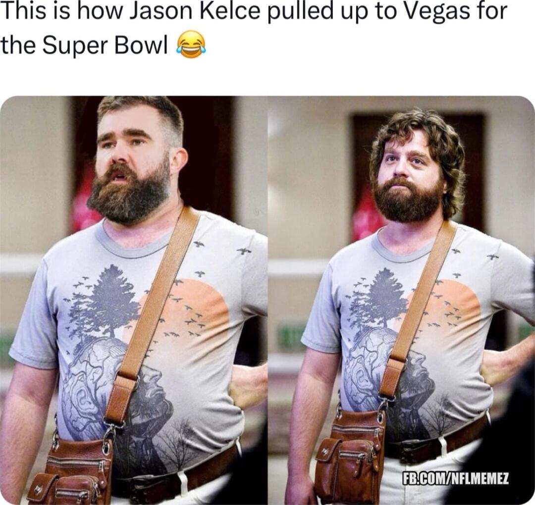 This Is how Jason Kelce pulled up to Vegas for the Super Bowl 2