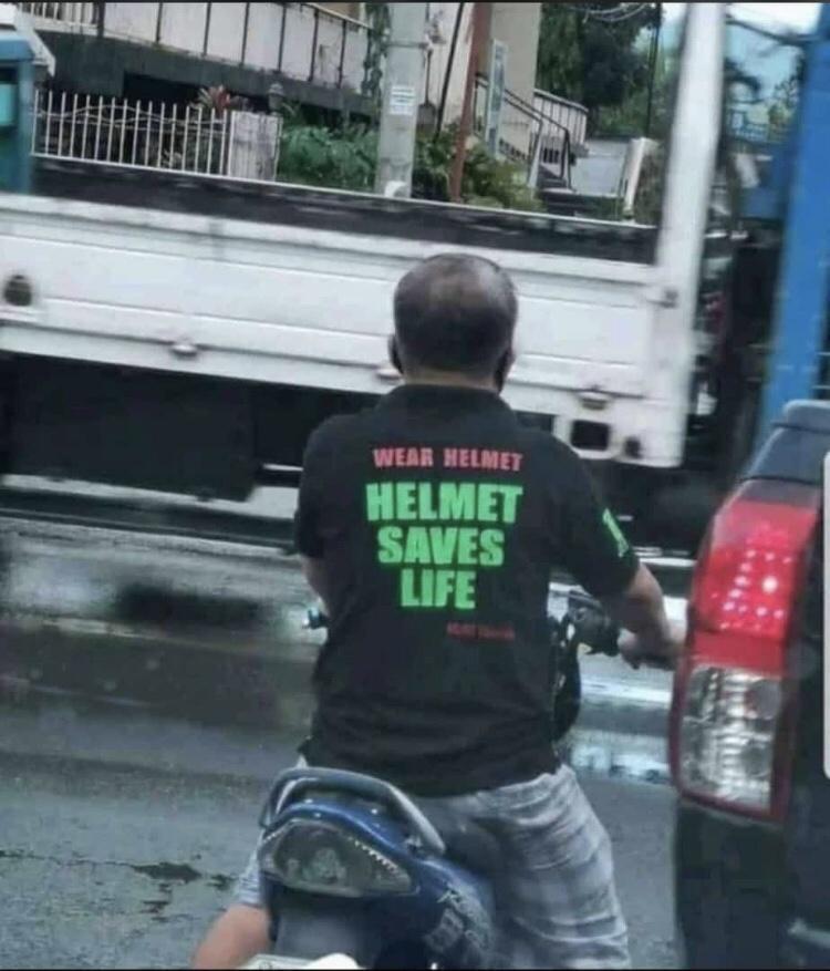 WEAR HELMEY HELMET SAVES LiFg