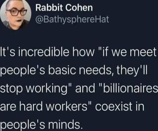 Rabbit Cohen BathysphereHat lts incredible how if we meet olcTolo SR o NoNal le SR LEVALl S o ol Velg X IaleaFTale I ol ToIpEII TS are hard workers coexist in peoples minds