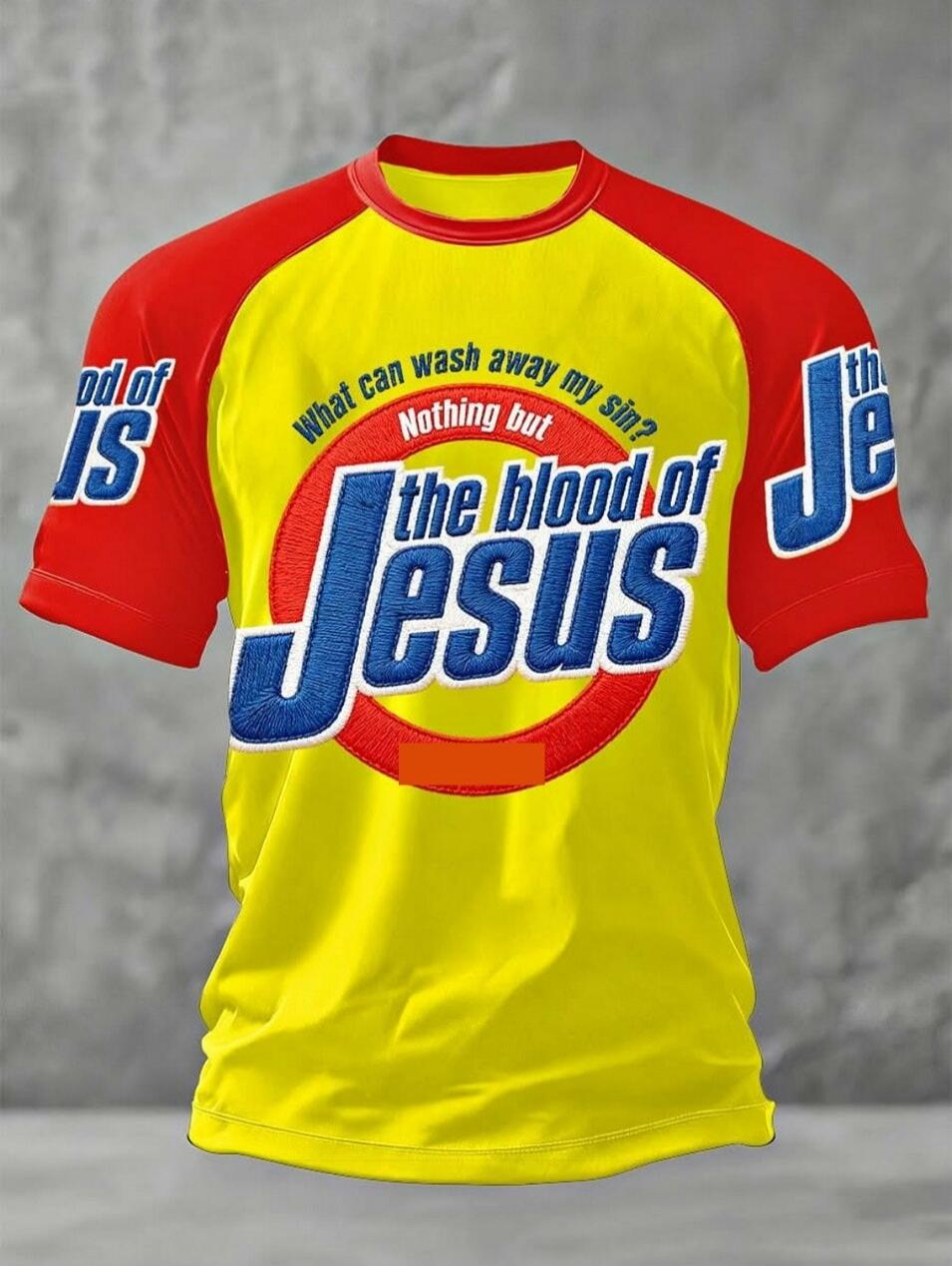 What can wash away my sin? Nothing but the blood of Jesus.