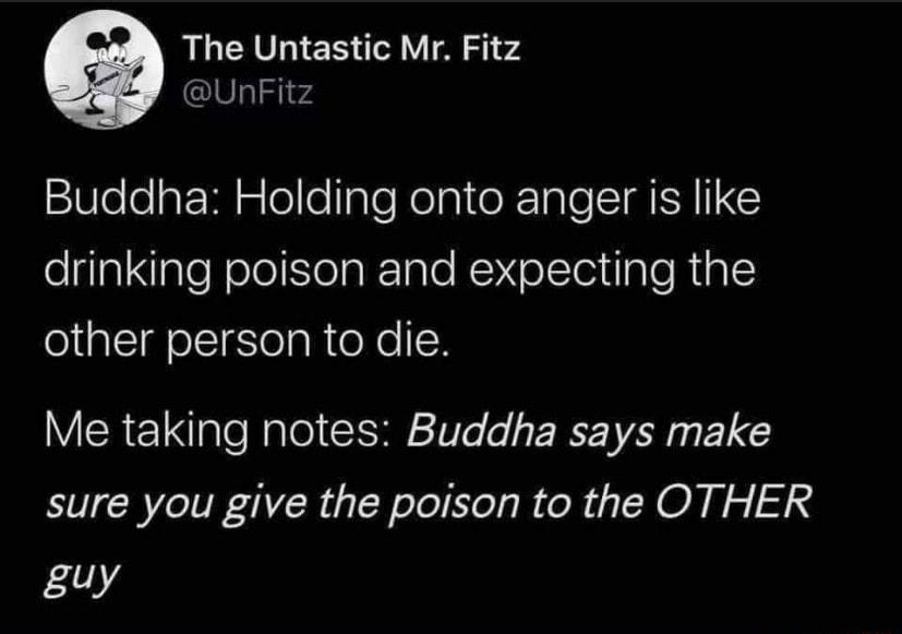 The Untastic Mr Fitz UnFitz Ulelela MizlellellaloNe I e RIale IR drinking poison and expecting the o alcTolcTgSlela N eXoN VCRELaleNalol CIS1Te e ERZ N 2N E G sure you give the poison to the OTHER suy