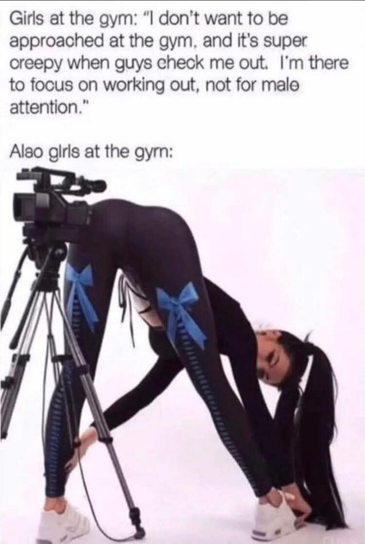 Girls at the gym: 