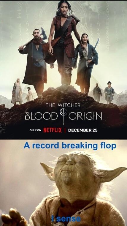 Theyll blame it on racism Id bet my THE WITCHER LOOD P ORIGIN omvon 1F1 DECEMBER 25