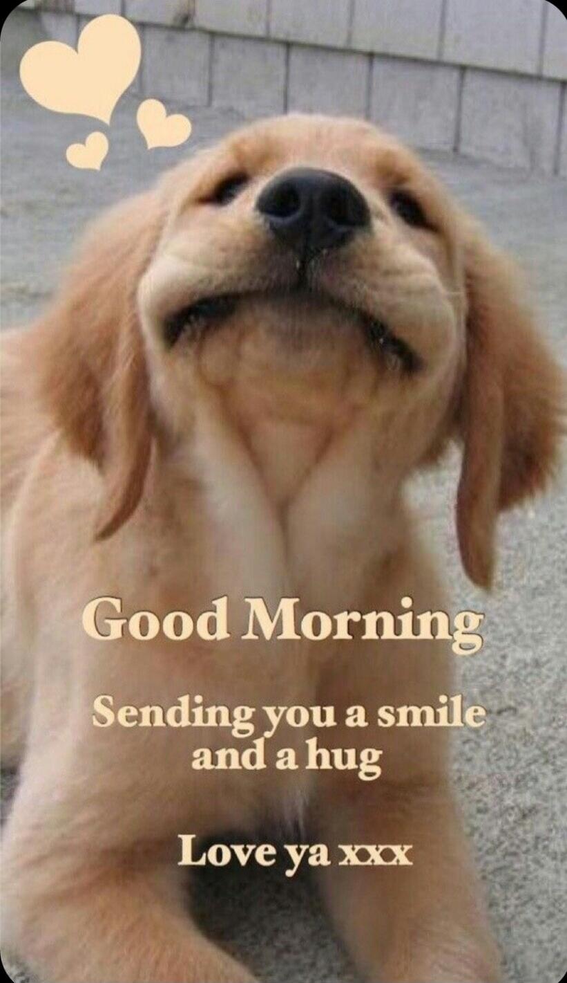 Good Morning Sending you a smile and a hug Love ya xxx