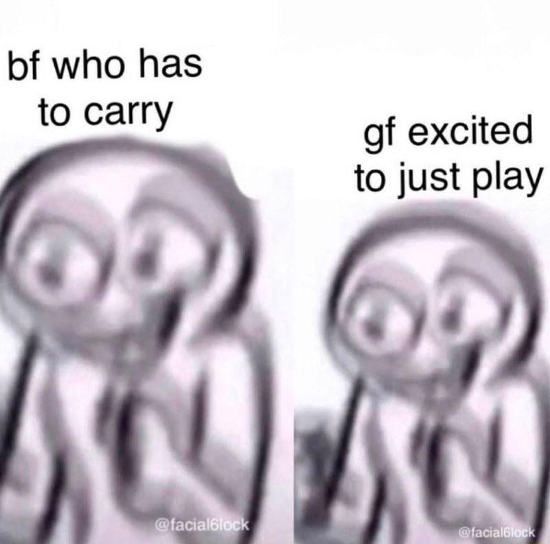 bf who has to carry of excited to just play