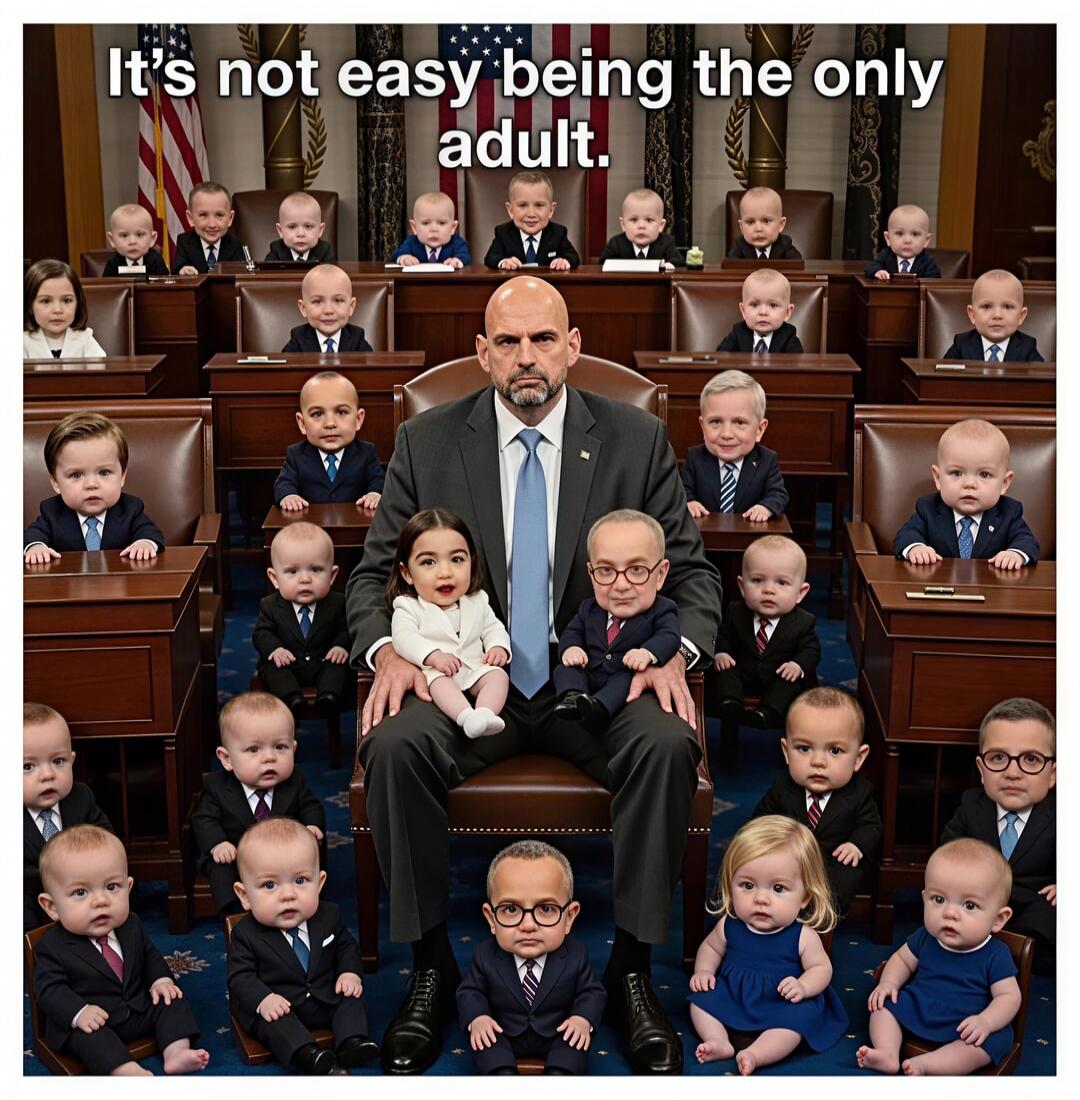 It's not easy being the only adult.