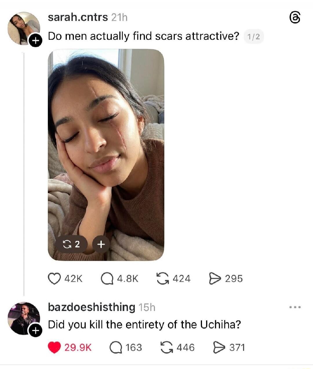 Do men actually find scars attractive?