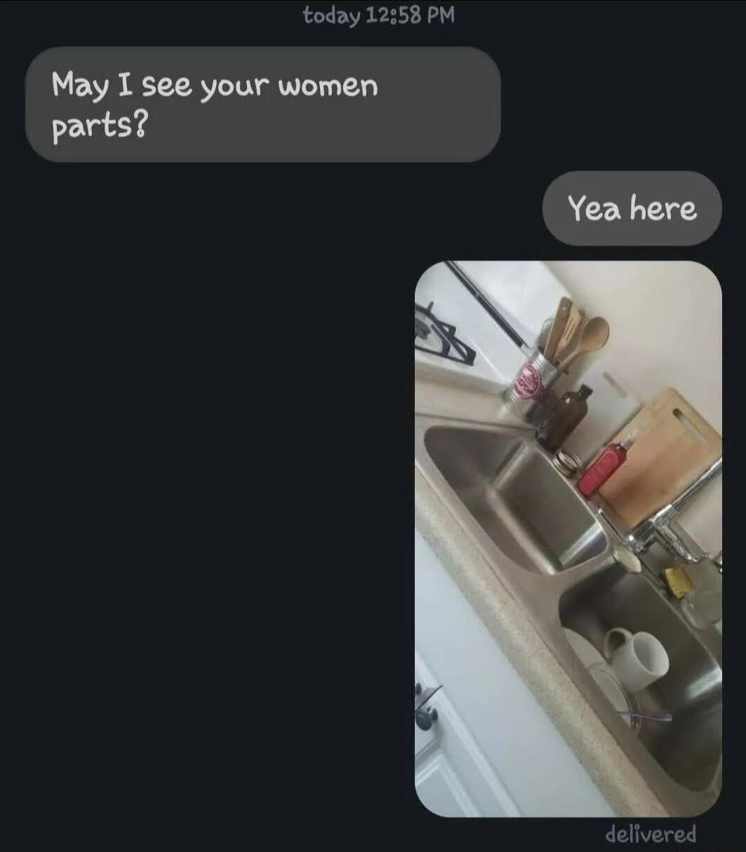 today 1258 P May I see your women parts