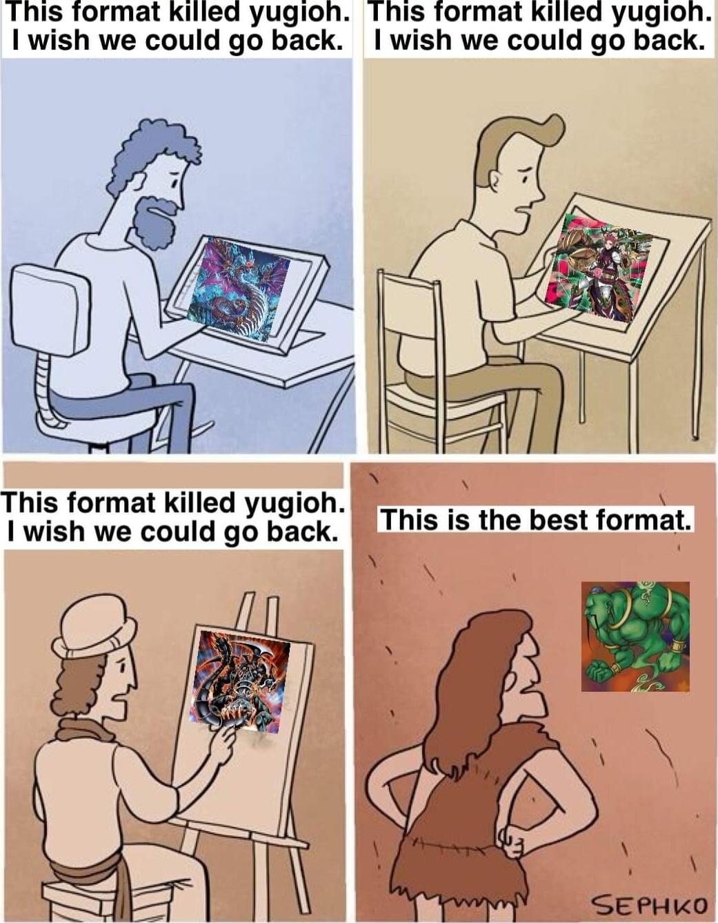 This format killed yugioh This format killed yugioh 1 wish we could go back wish we could go back Tmlsslrrvnaolallltigzltgalgz This is the best format SEPHKO