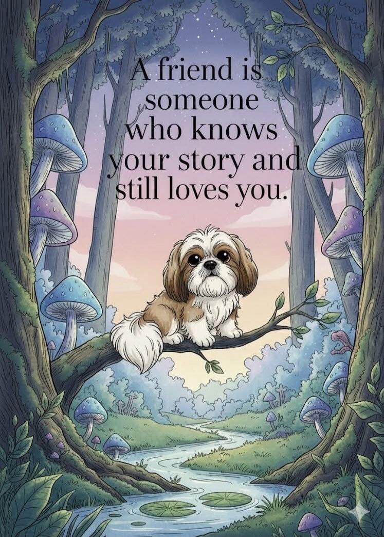 A friend is someone who knows your story and still loves you.