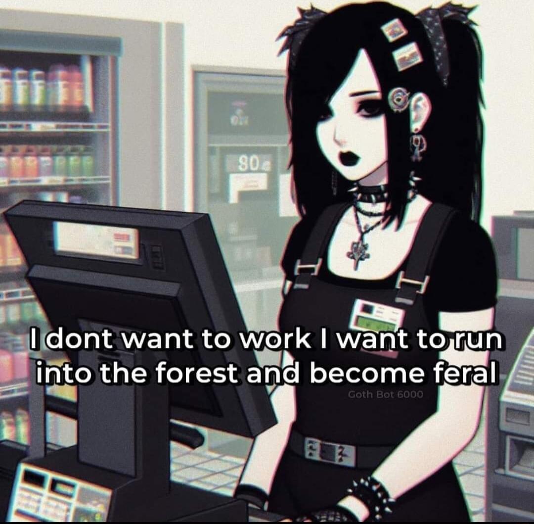 Idont want to wgrk RVEL R4 nto the forest and become feral