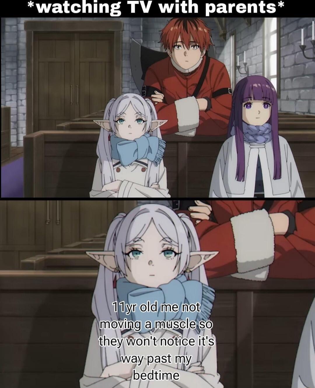 _wgtching TV with parents