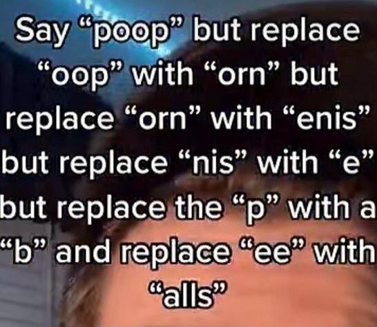 Say rboiqg but replace oop with orn but replace orn with enis oYW T o ETelTl T F3Y1 g Bl N oV A To F TeTid A e B VAL L L REN e NTEREER TP Wity o