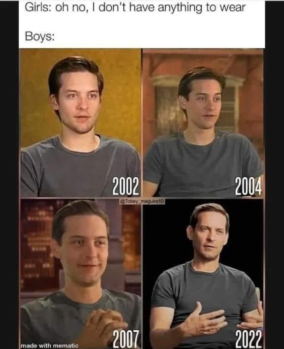 Girls oh no dont have anything to wear